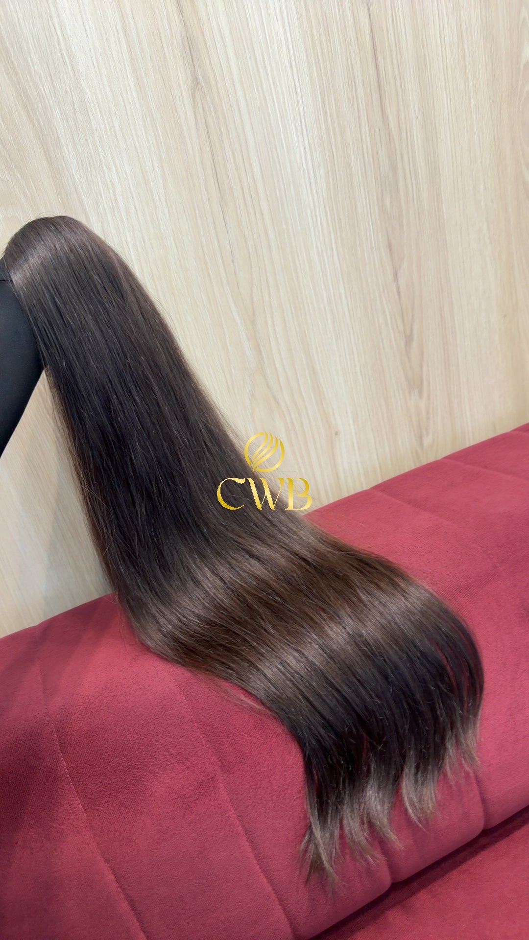 Cabelo Castanho Médio 72cm 134g Brasileiro do Sul