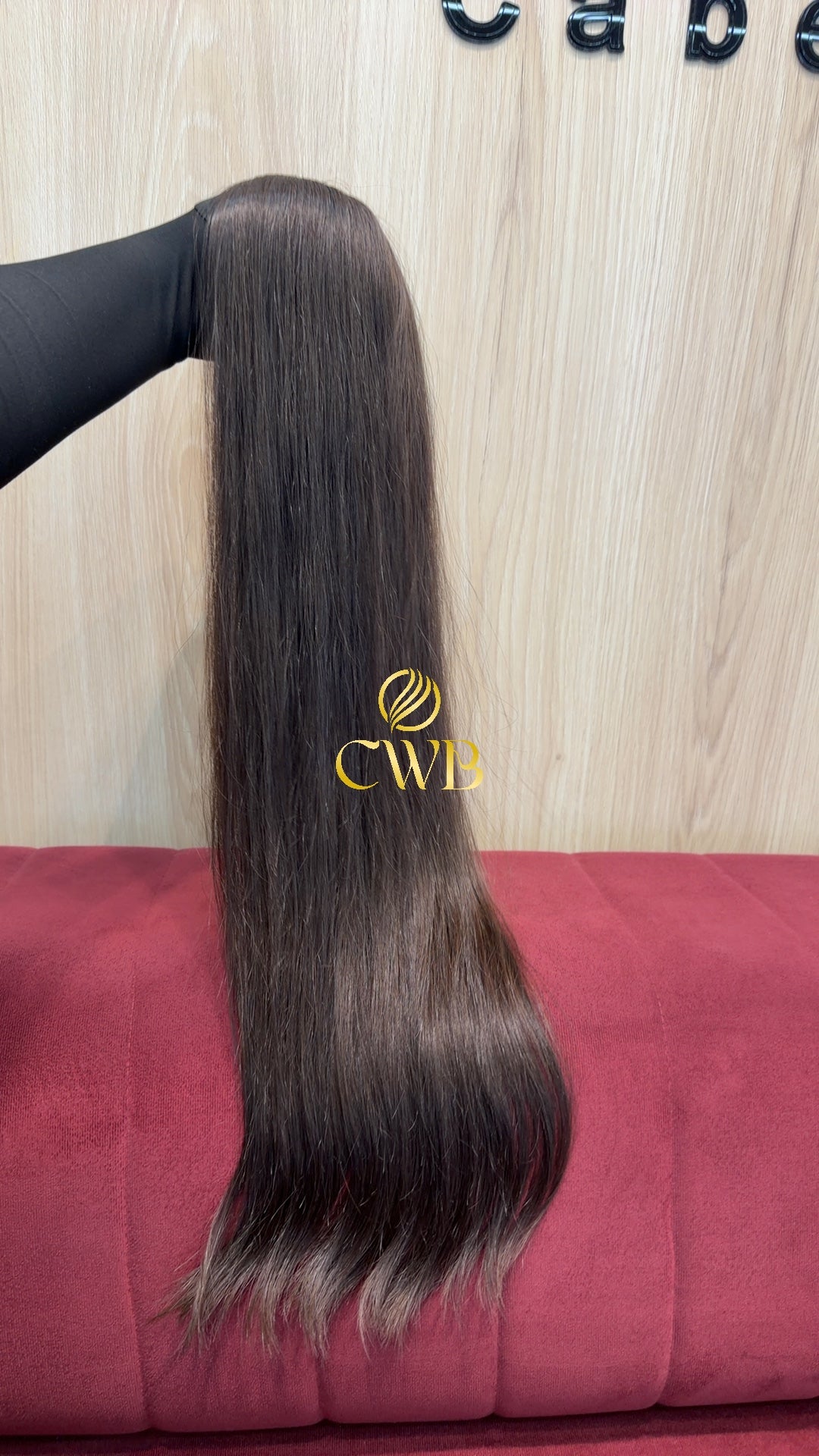 Cabelo Castanho Médio 72cm 134g Brasileiro do Sul