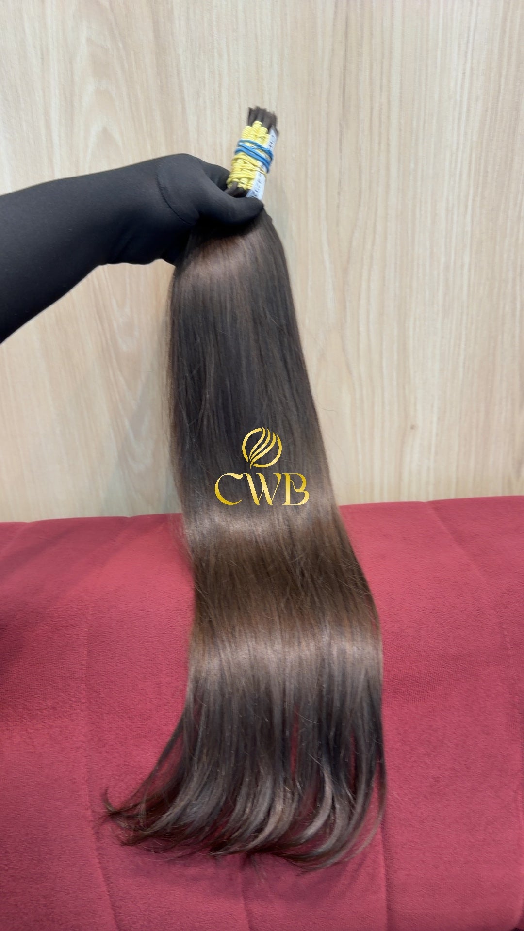 Cabelo Castanho Claro 61cm 127g Brasileiro do Sul