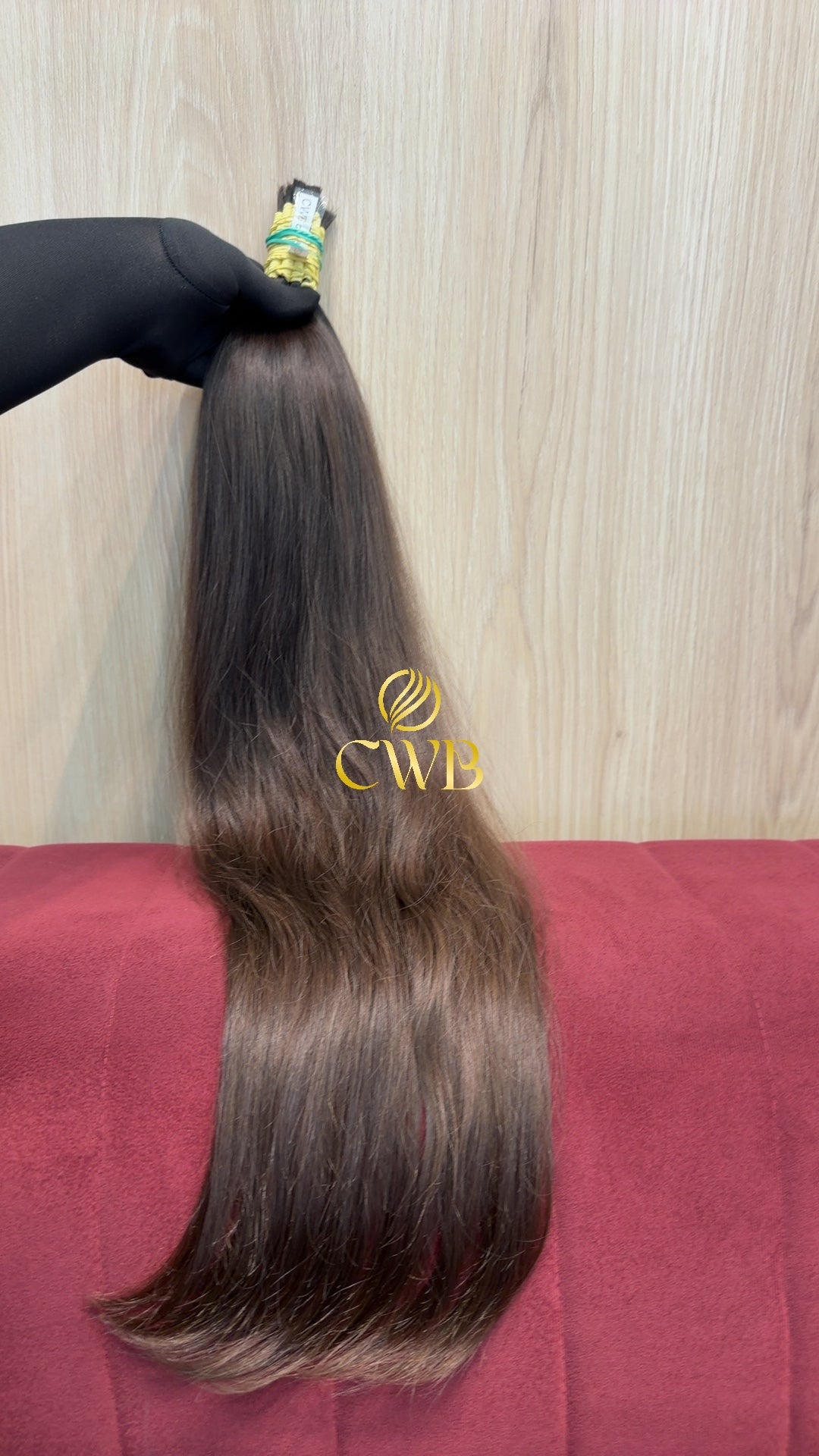 Cabelo Castanho Claro 71cm 144g Brasileiro do Sul