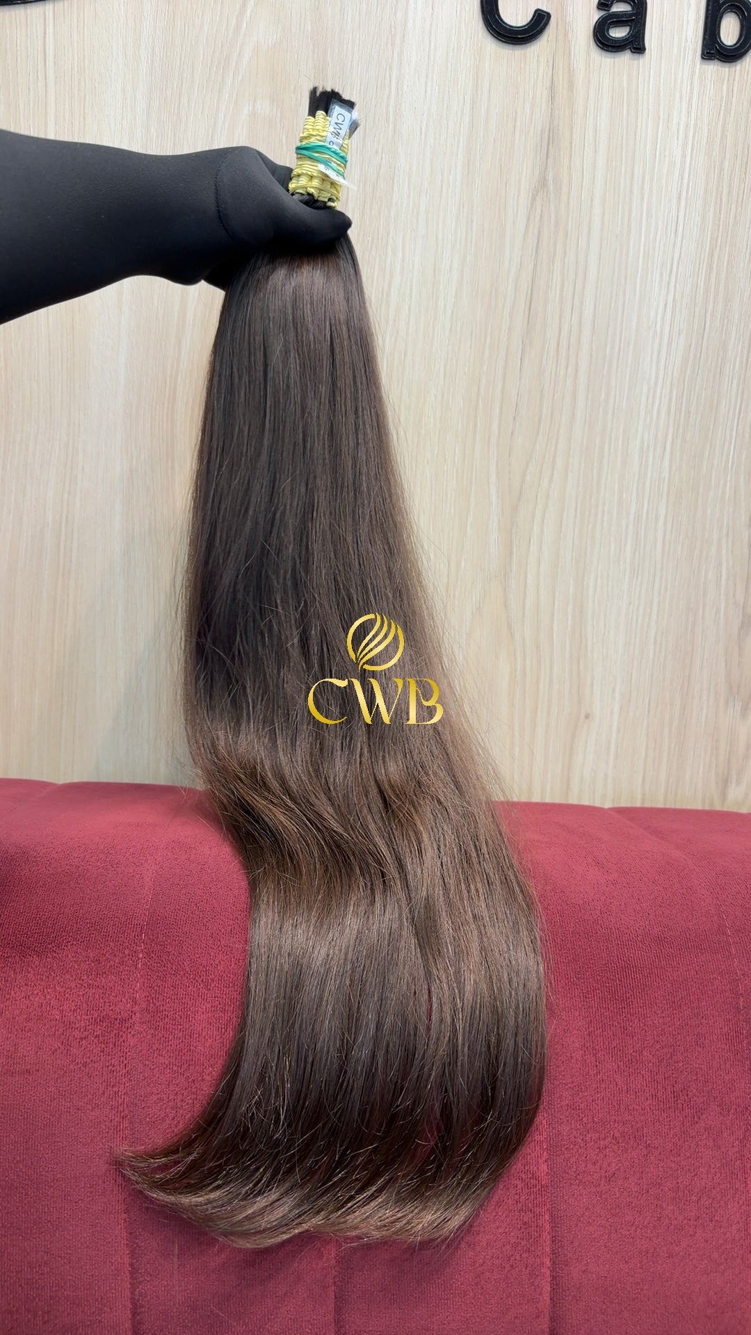 Cabelo Castanho Claro 71cm 144g Brasileiro do Sul