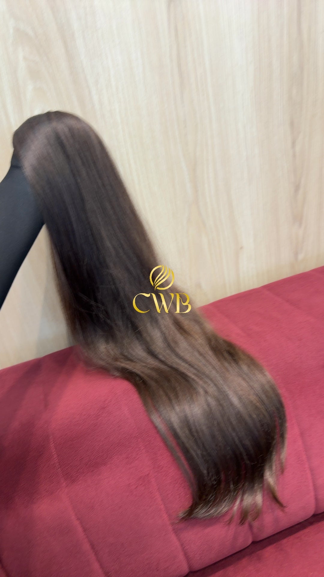 Cabelo Castanho Claro 71cm 144g Brasileiro do Sul