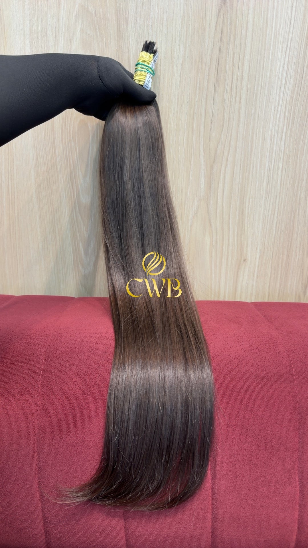 Cabelo Castanho Claro 70cm 118g Brasileiro do Sul