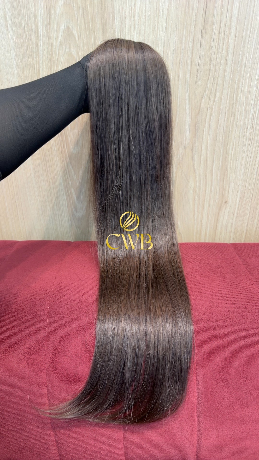 Cabelo Castanho Claro 70cm 118g Brasileiro do Sul