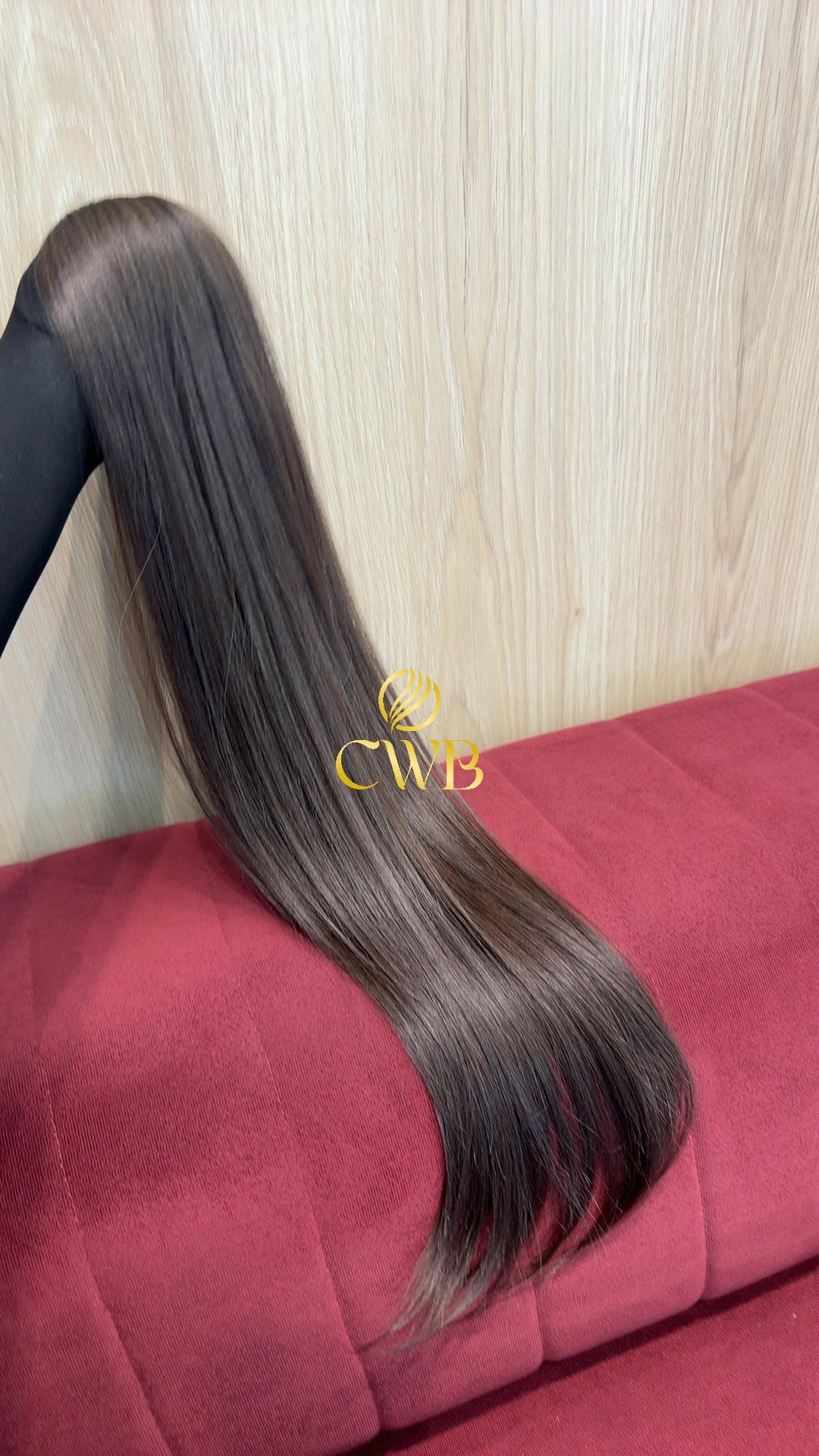 Cabelo Castanho Claro 70cm 118g Brasileiro do Sul