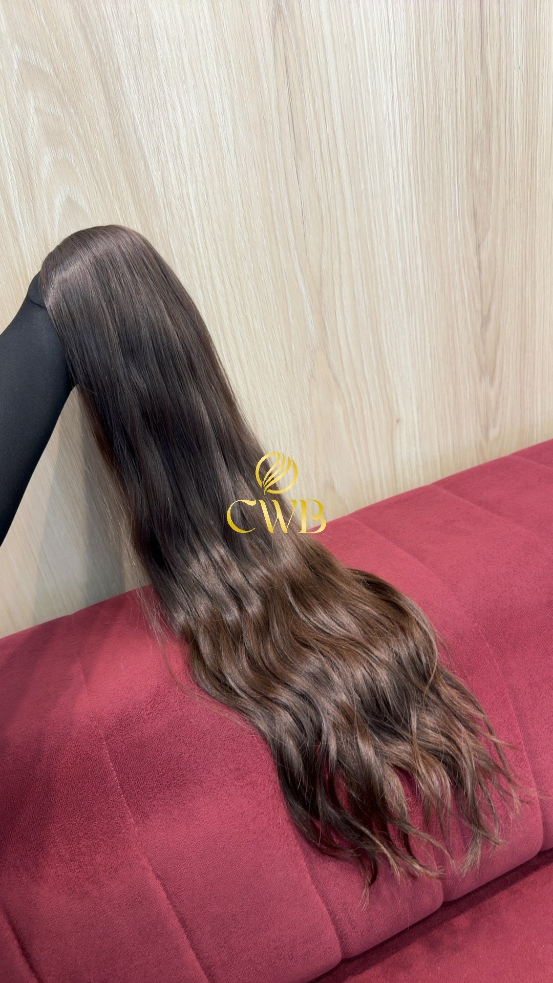 Cabelo Castanho Claro 68cm 165g Brasileiro do Sul