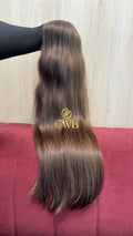 Cabelo Castanho Claro 64cm 148g Brasileiro do Sul