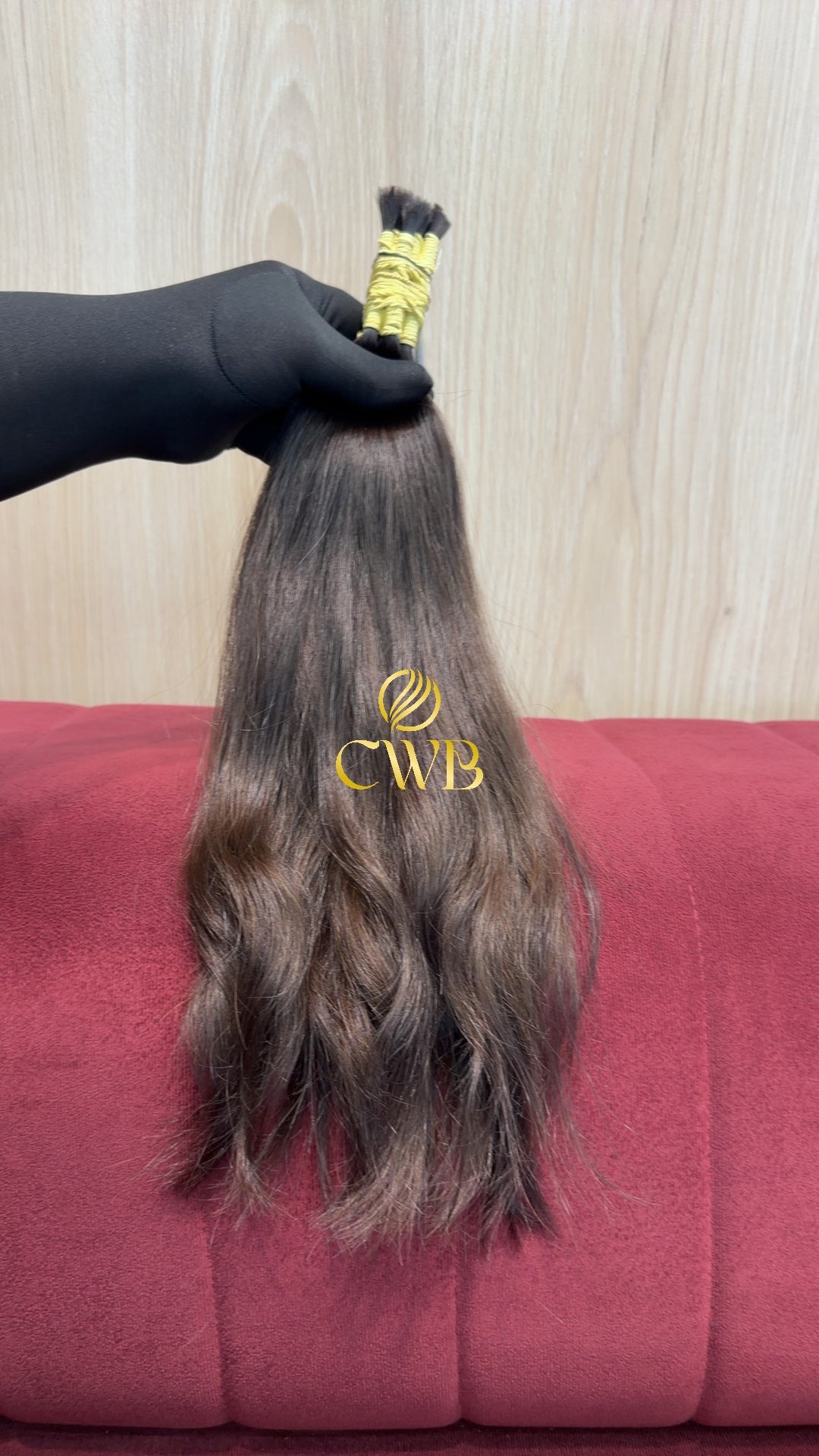 Cabelo Castanho Médio 44cm 92g Brasileiro do Sul