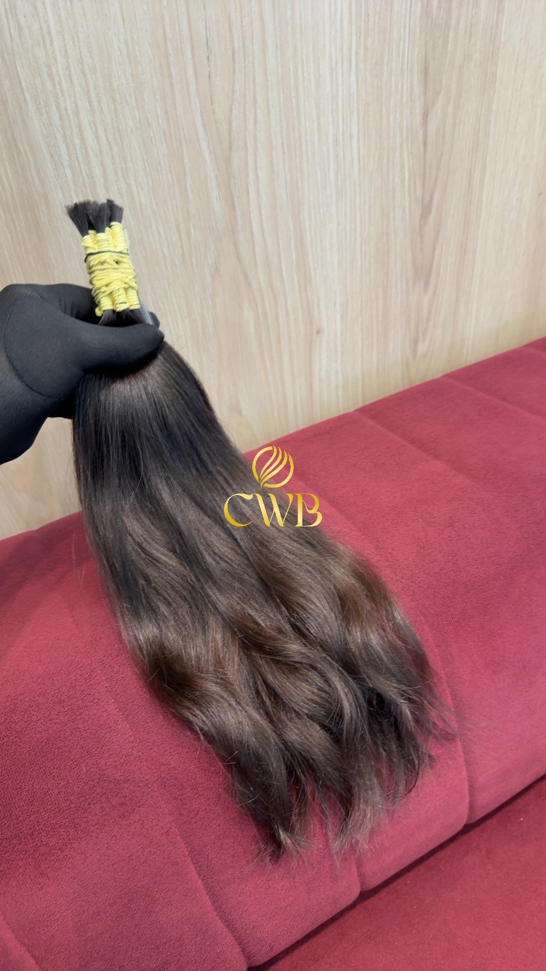 Cabelo Castanho Médio 44cm 92g Brasileiro do Sul