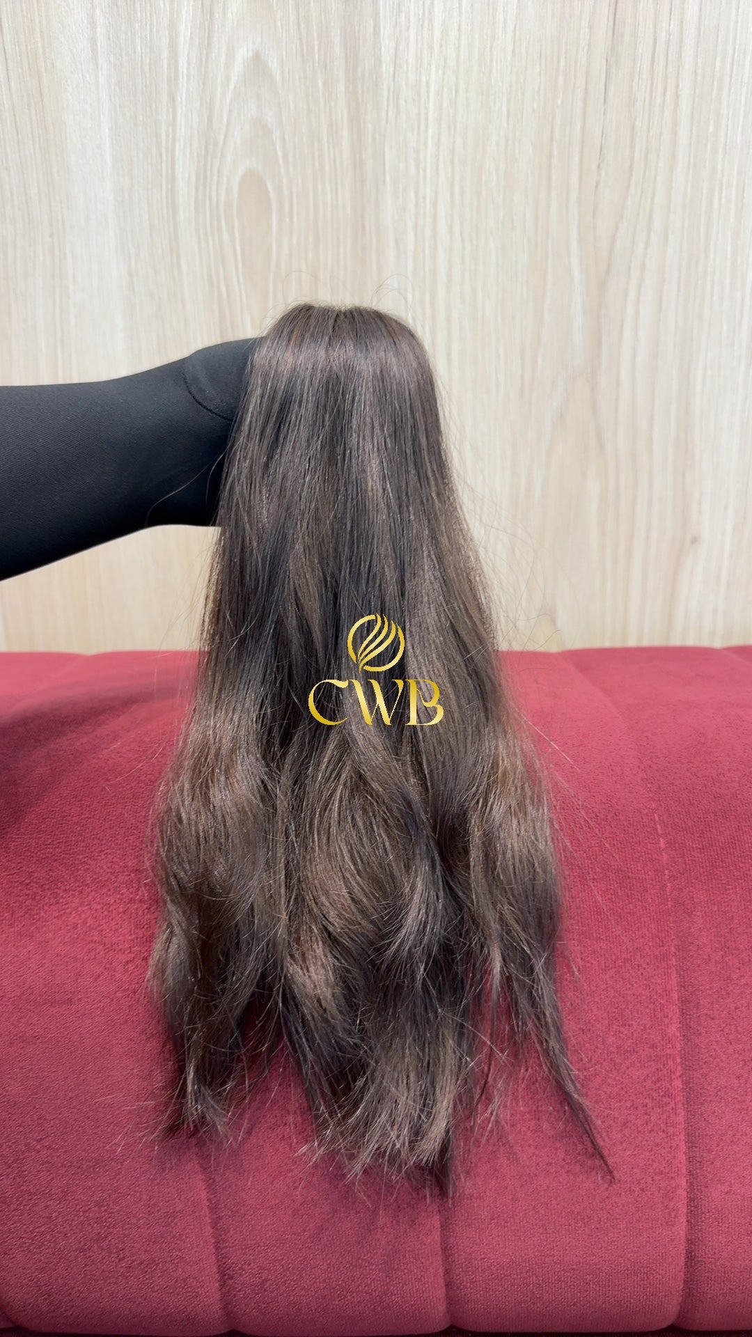 Cabelo Castanho Médio 44cm 92g Brasileiro do Sul