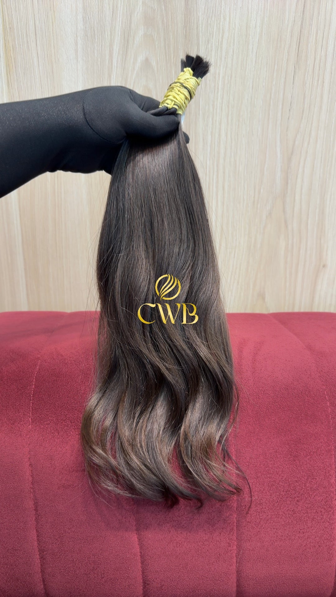 Cabelo Castanho Médio 46cm 70g Brasileiro do Sul
