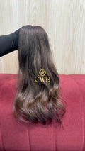 Cabelo Castanho Médio 46cm 70g Brasileiro do Sul