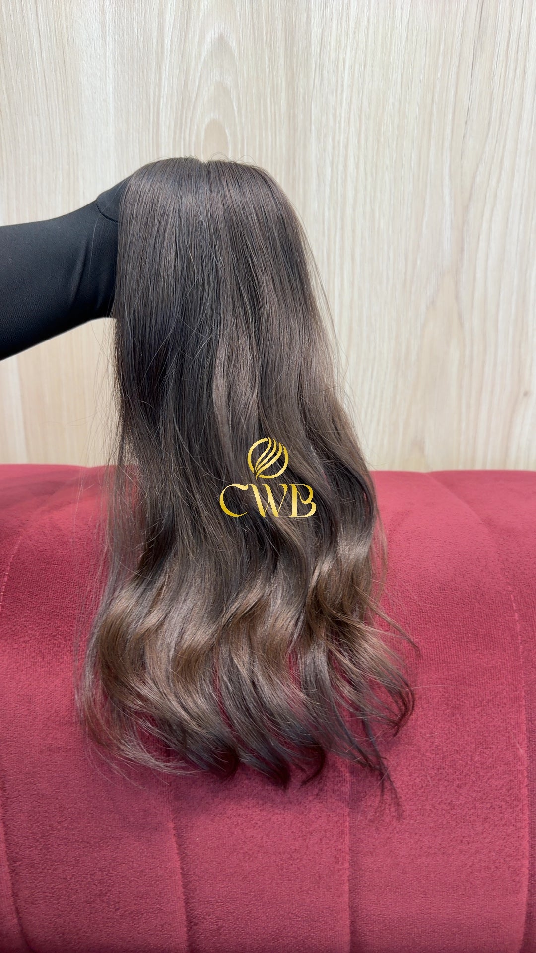 Cabelo Castanho Médio 46cm 70g Brasileiro do Sul