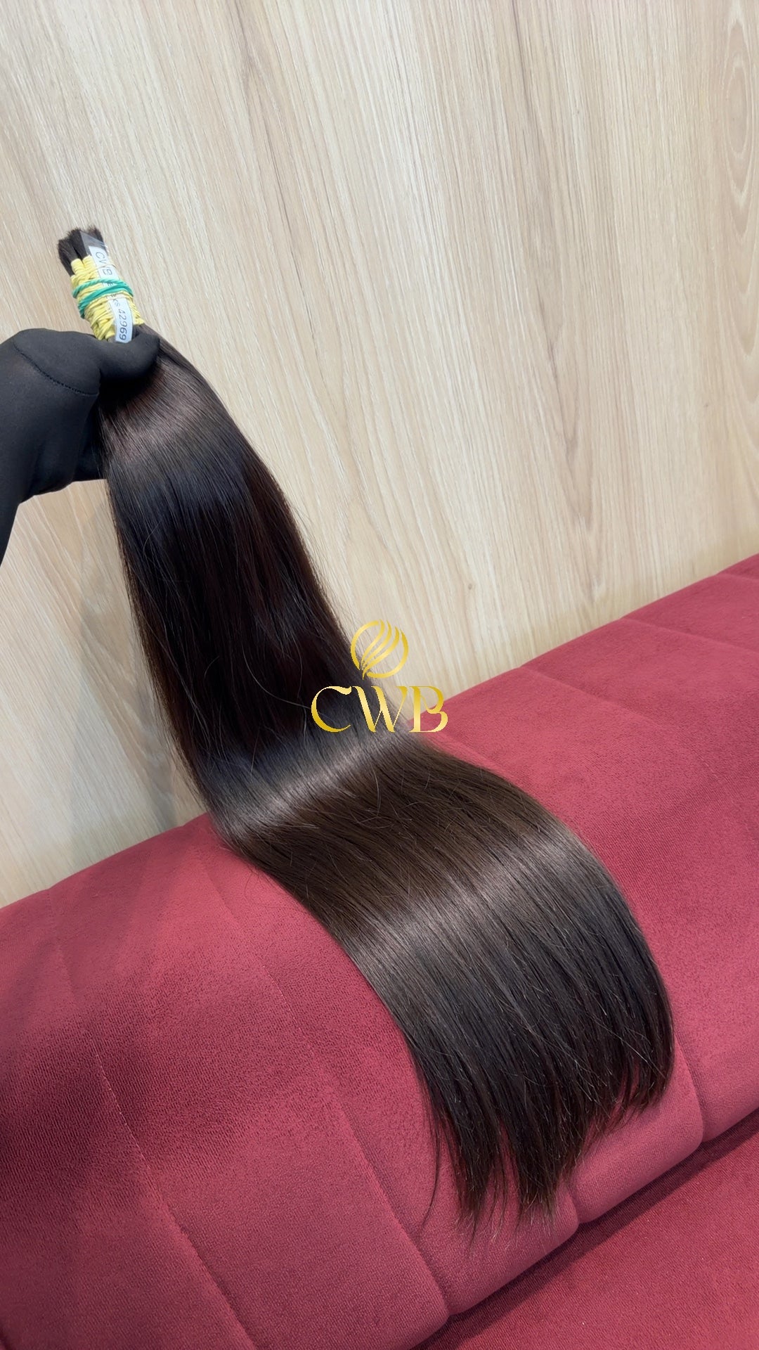Cabelo Castanho Claro 71cm 165g Brasileiro do Sul