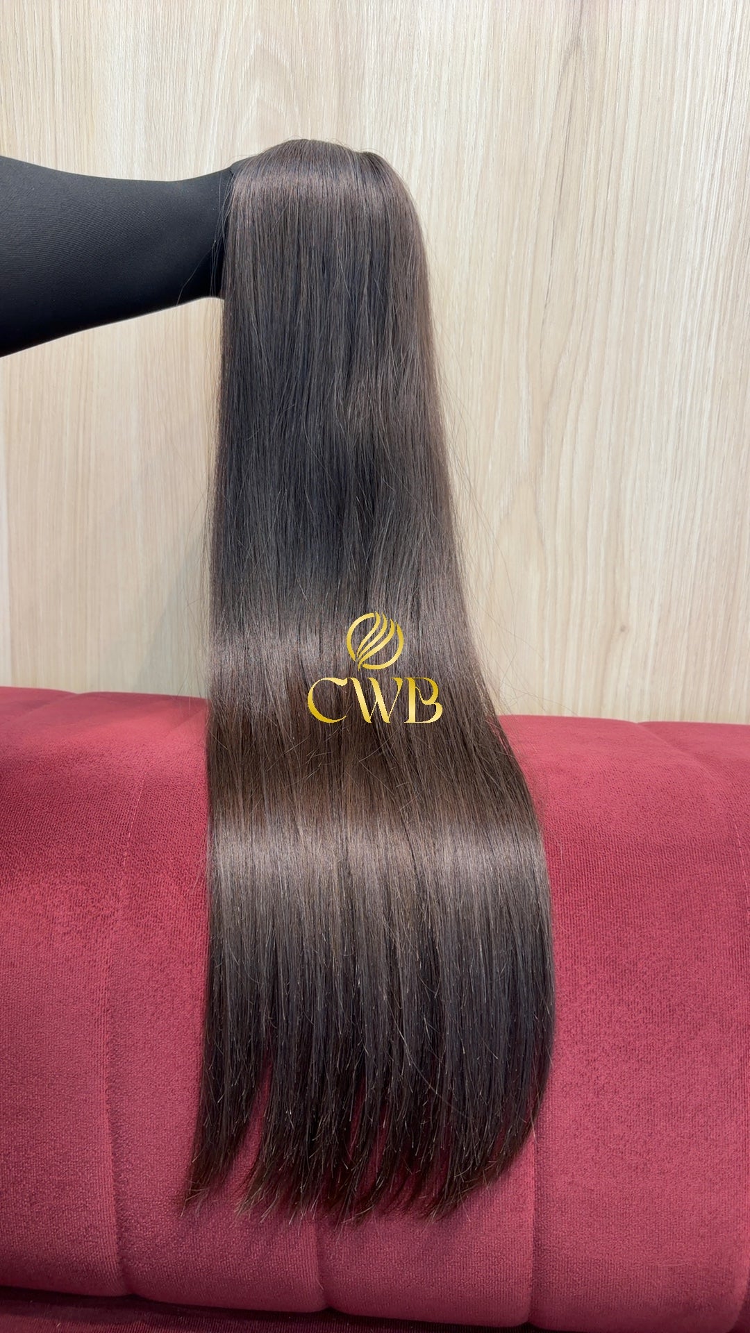 Cabelo Castanho Claro 71cm 165g Brasileiro do Sul