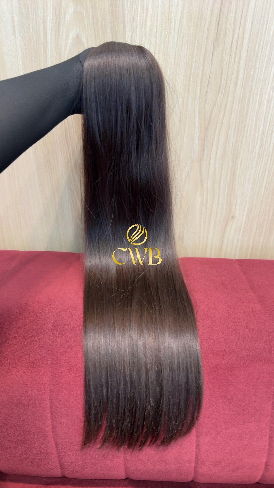 Cabelo Castanho Claro 71cm 165g Brasileiro do Sul