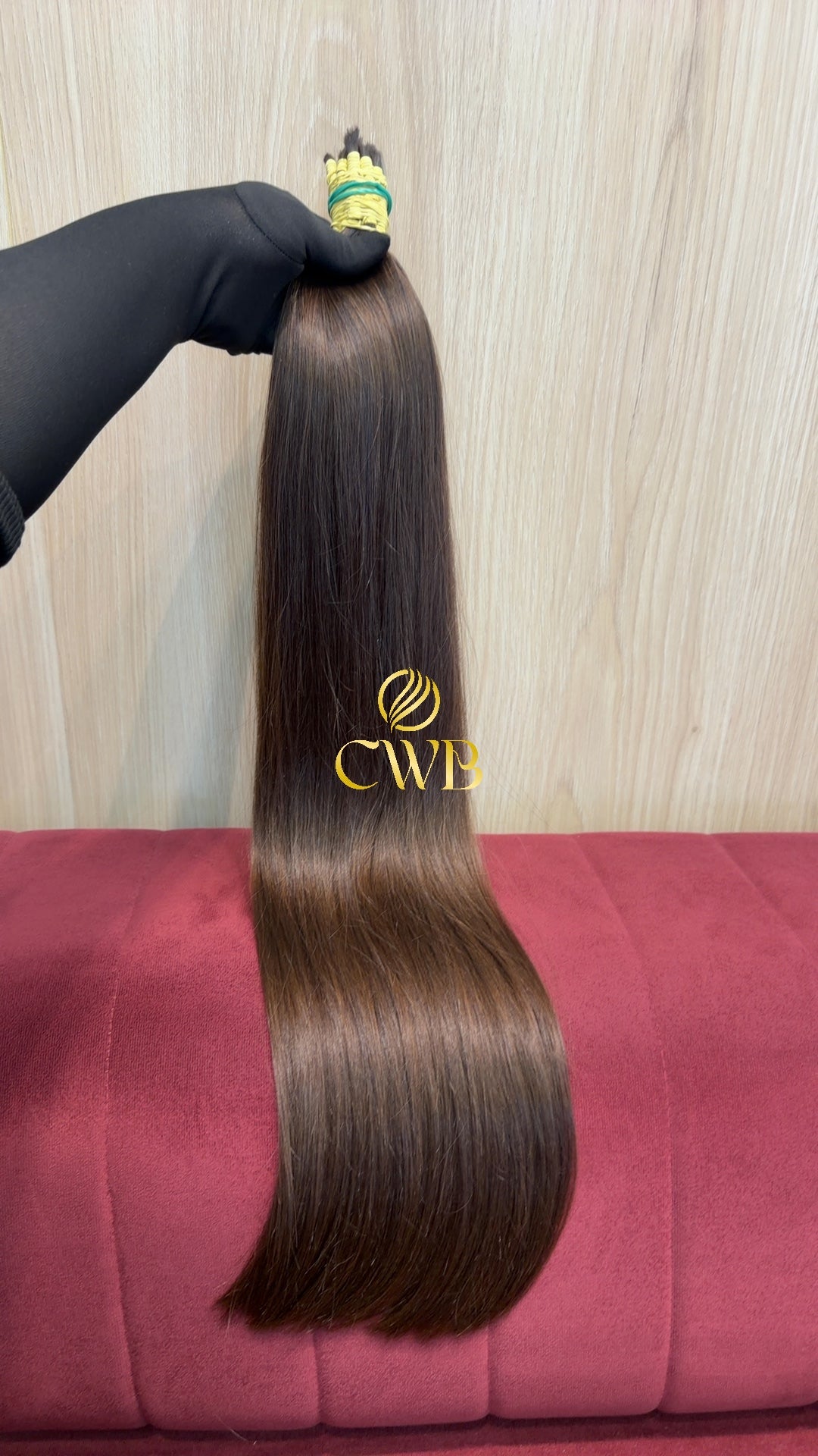 Cabelo Castanho Claro 71cm 188g Brasileiro do Sul