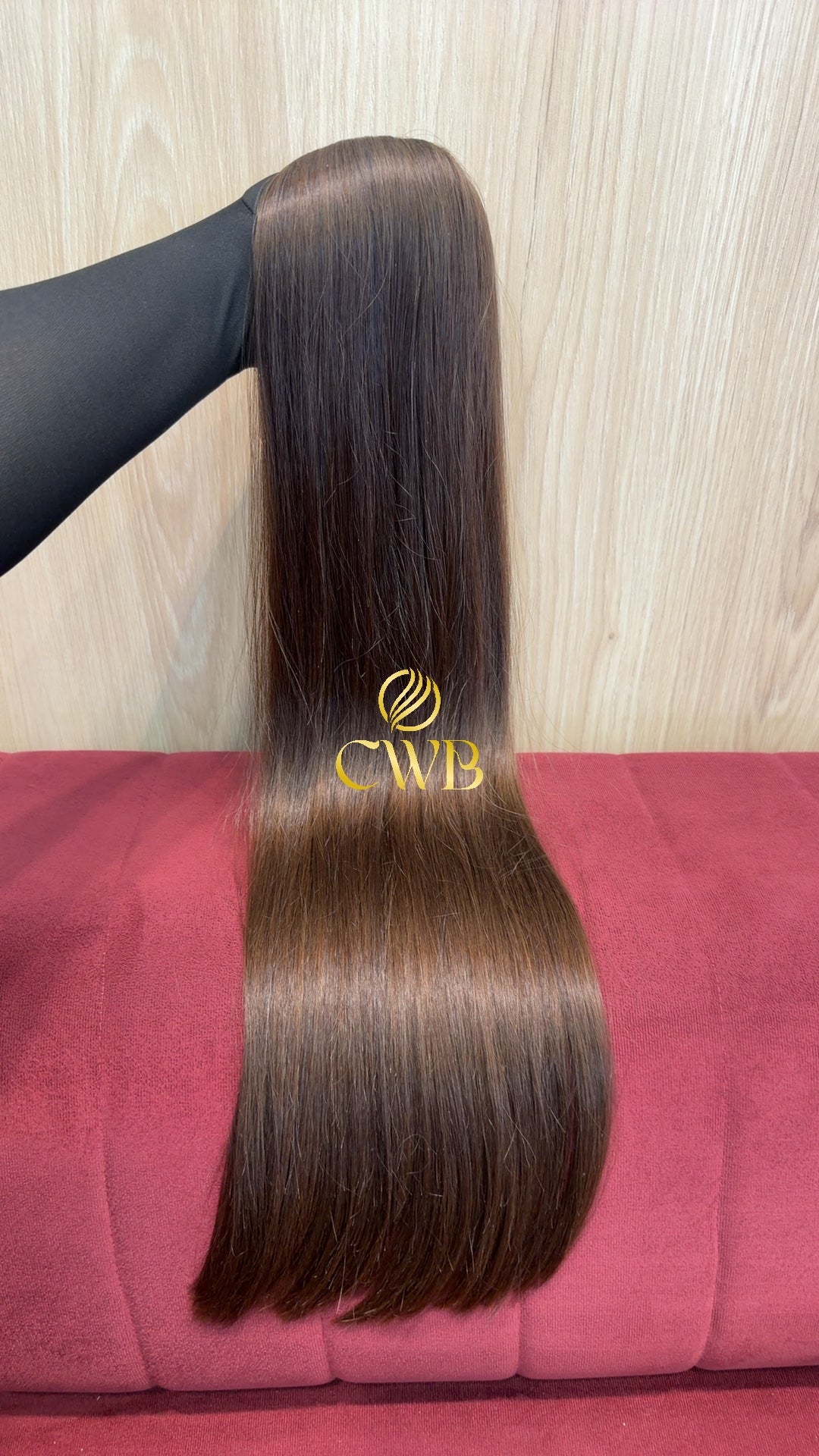 Cabelo Castanho Claro 71cm 188g Brasileiro do Sul