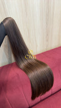 Cabelo Castanho Claro 71cm 188g Brasileiro do Sul