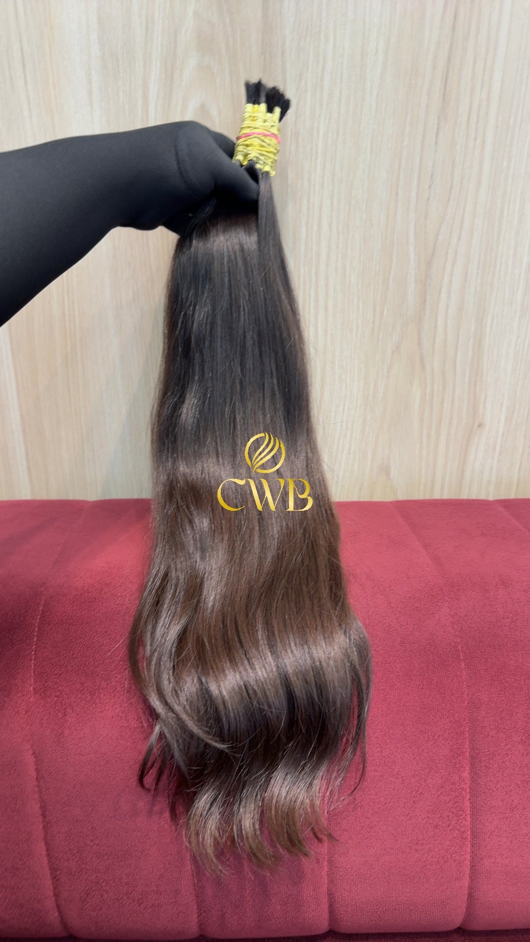 Cabelo Castanho Médio 59cm 156g Brasileiro do Sul