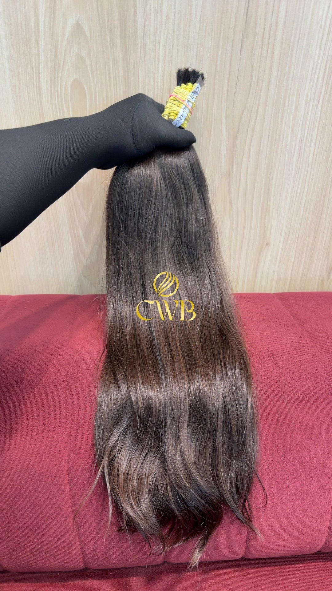 Cabelo Castanho Médio 59cm 156g Brasileiro do Sul