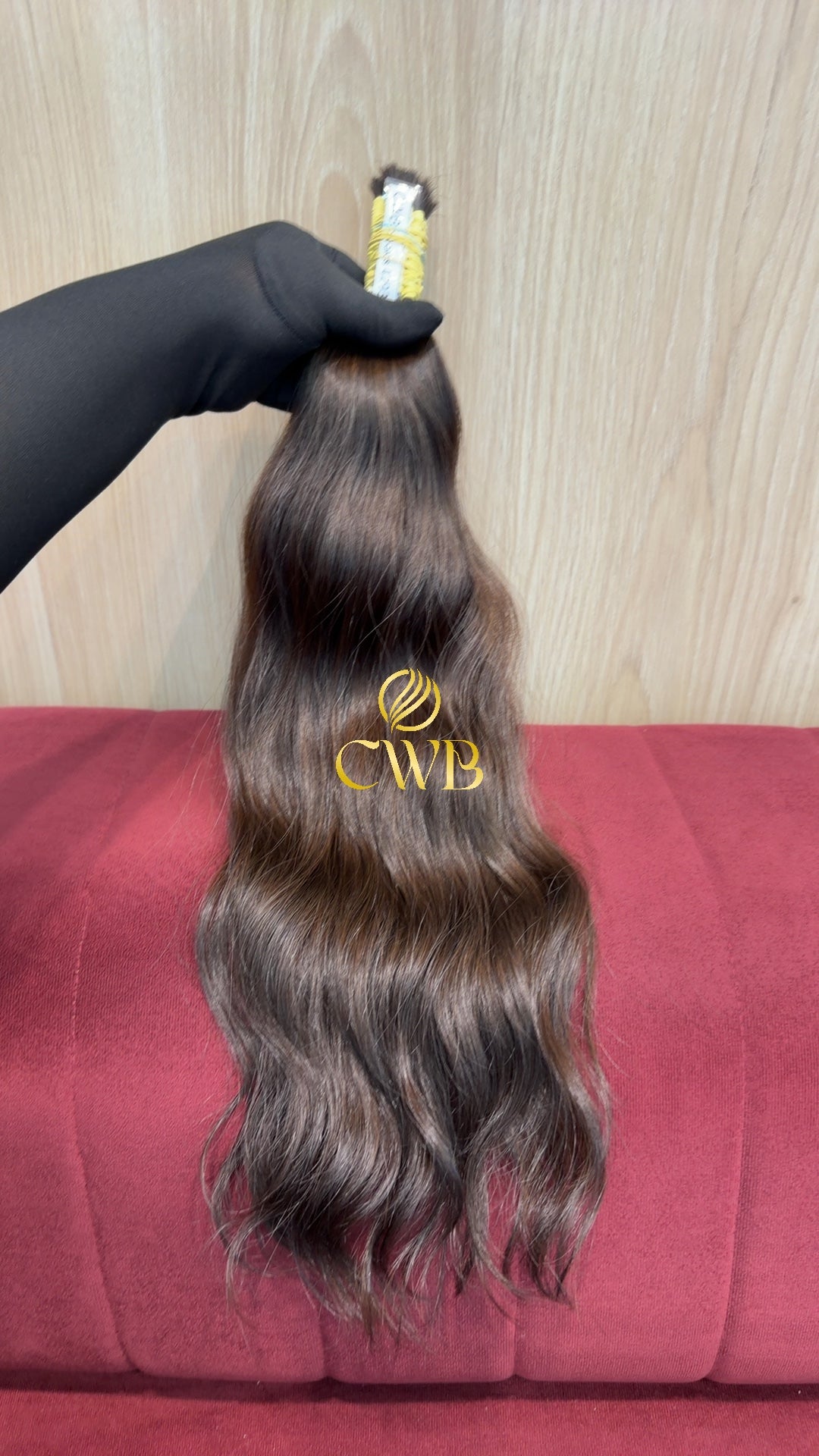 Cabelo Castanho Médio 55cm 109g Brasileiro do Sul