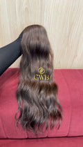 Cabelo Castanho Médio 55cm 109g Brasileiro do Sul