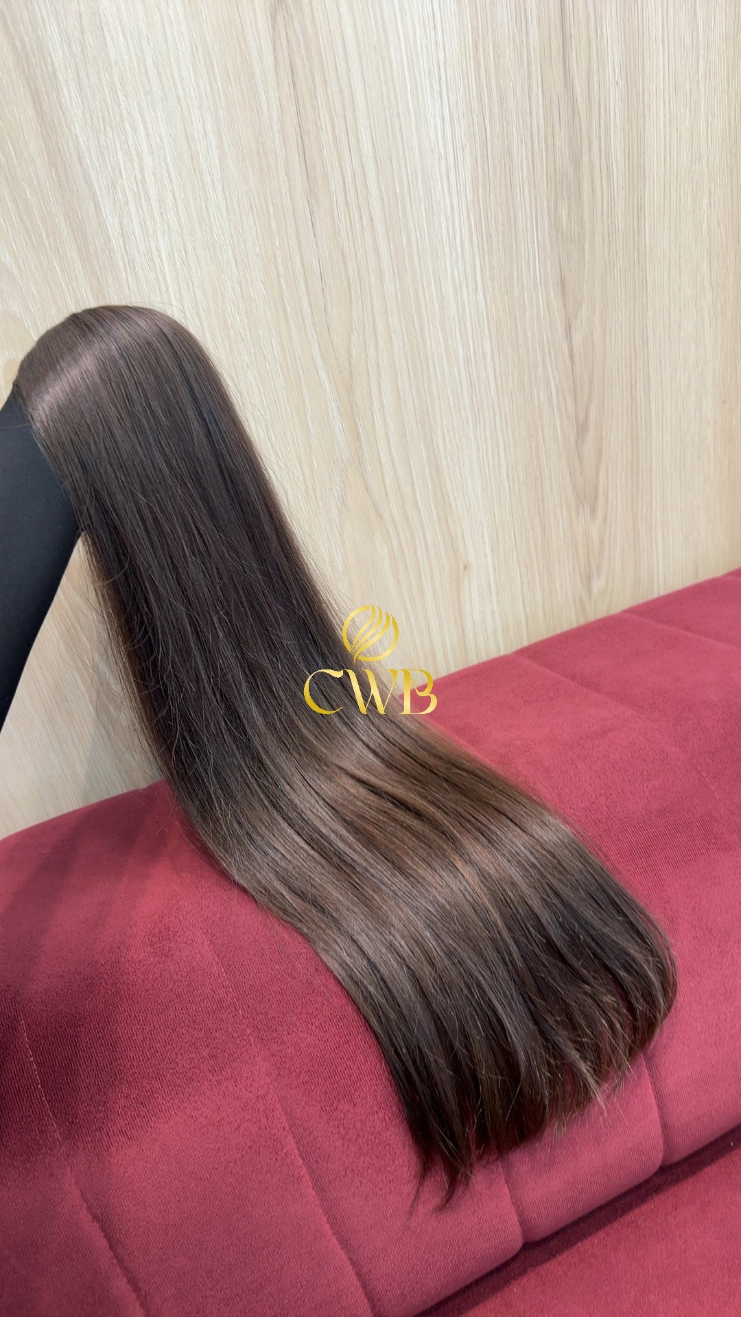 Cabelo Castanho Claro 64cm 175g Brasileiro do Sul