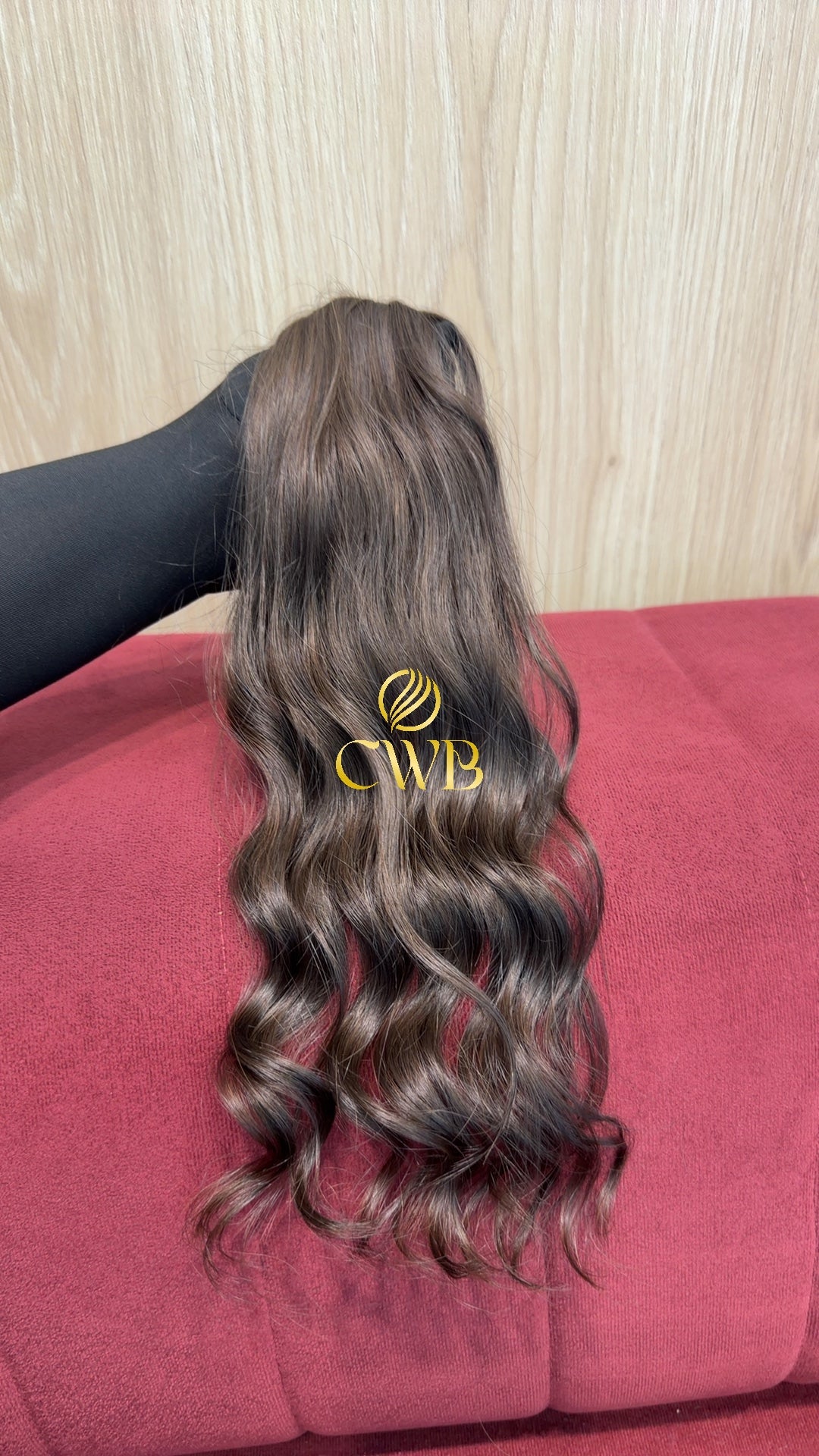 Cabelo Castanho Médio 43cm 36g Brasileiro do Sul
