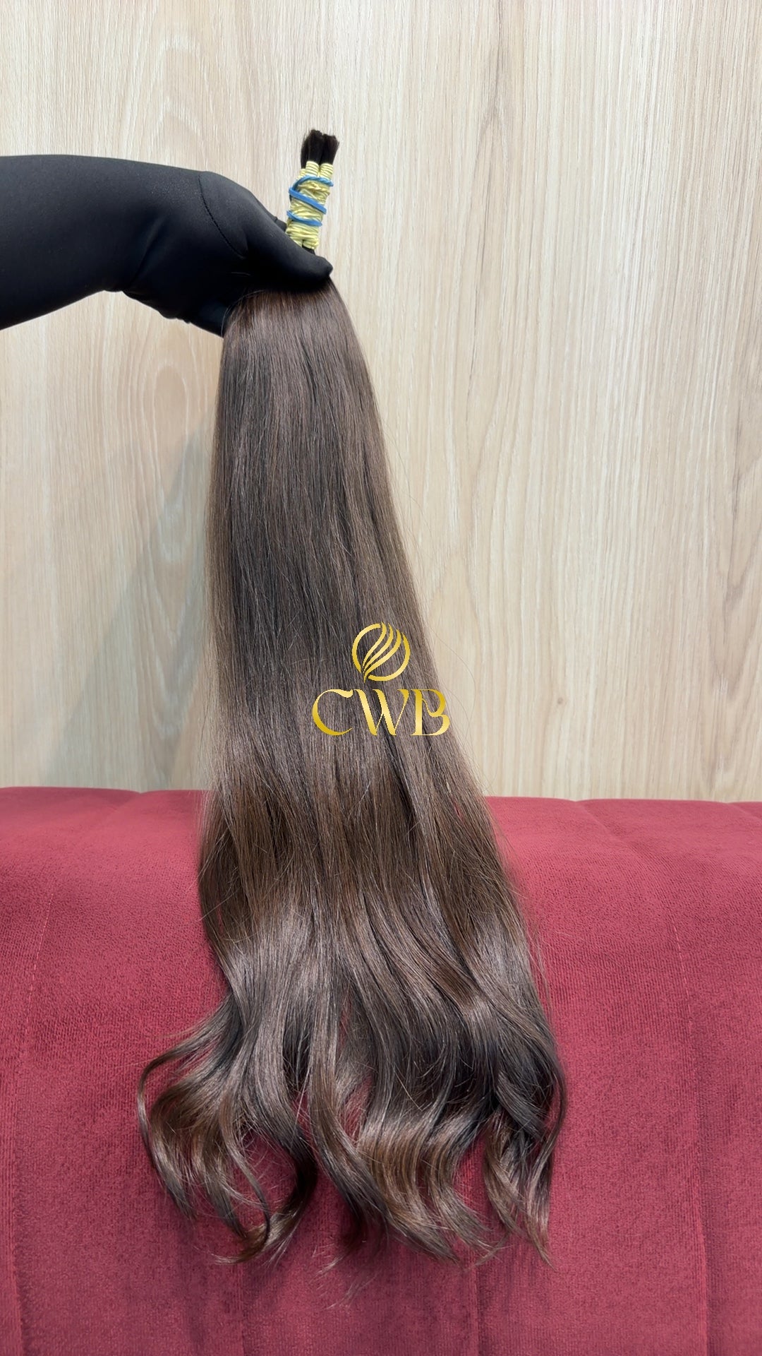 Cabelo Castanho Médio 62cm 99g Brasileiro do Sul