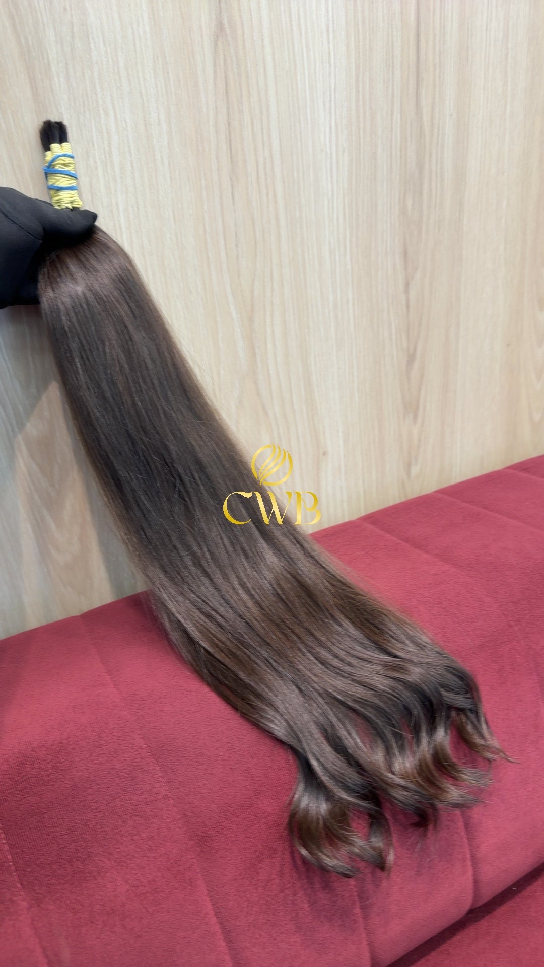 Cabelo Castanho Médio 62cm 99g Brasileiro do Sul