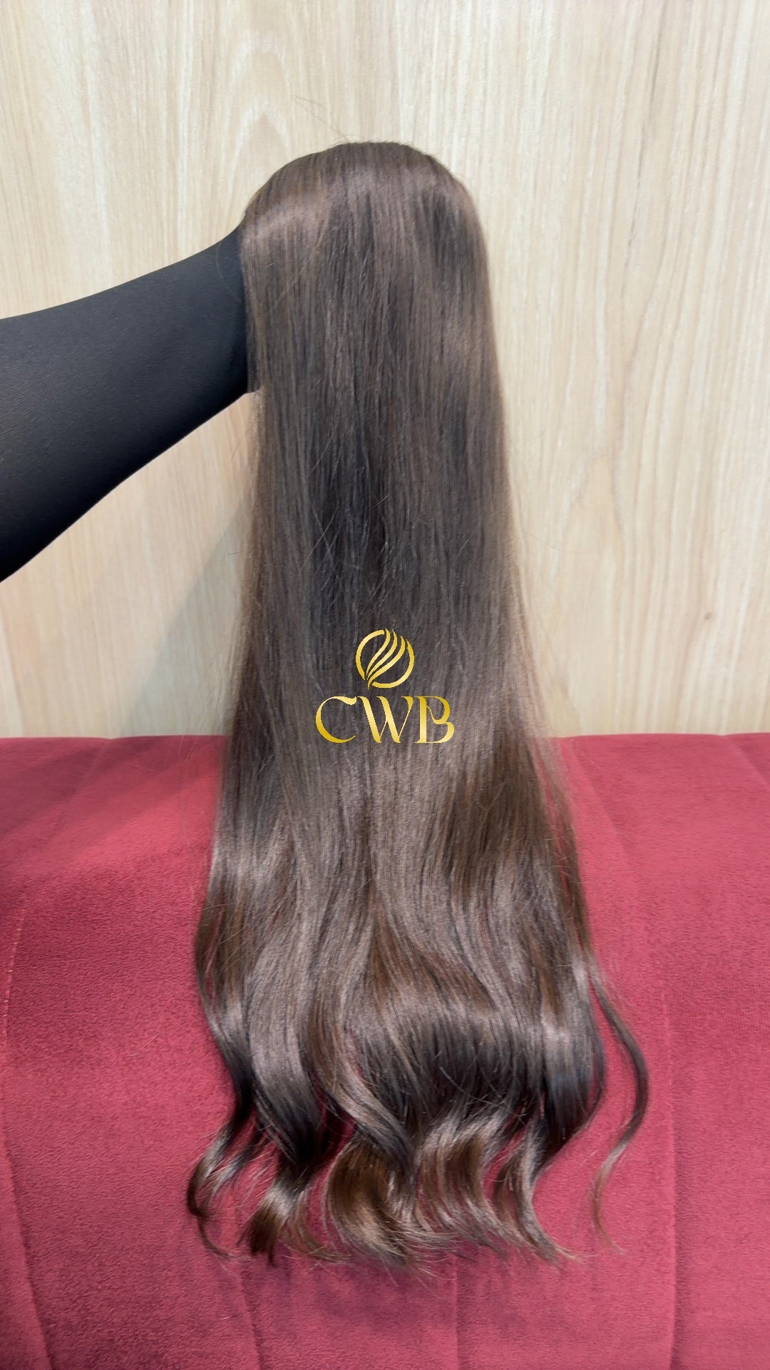 Cabelo Castanho Médio 62cm 99g Brasileiro do Sul