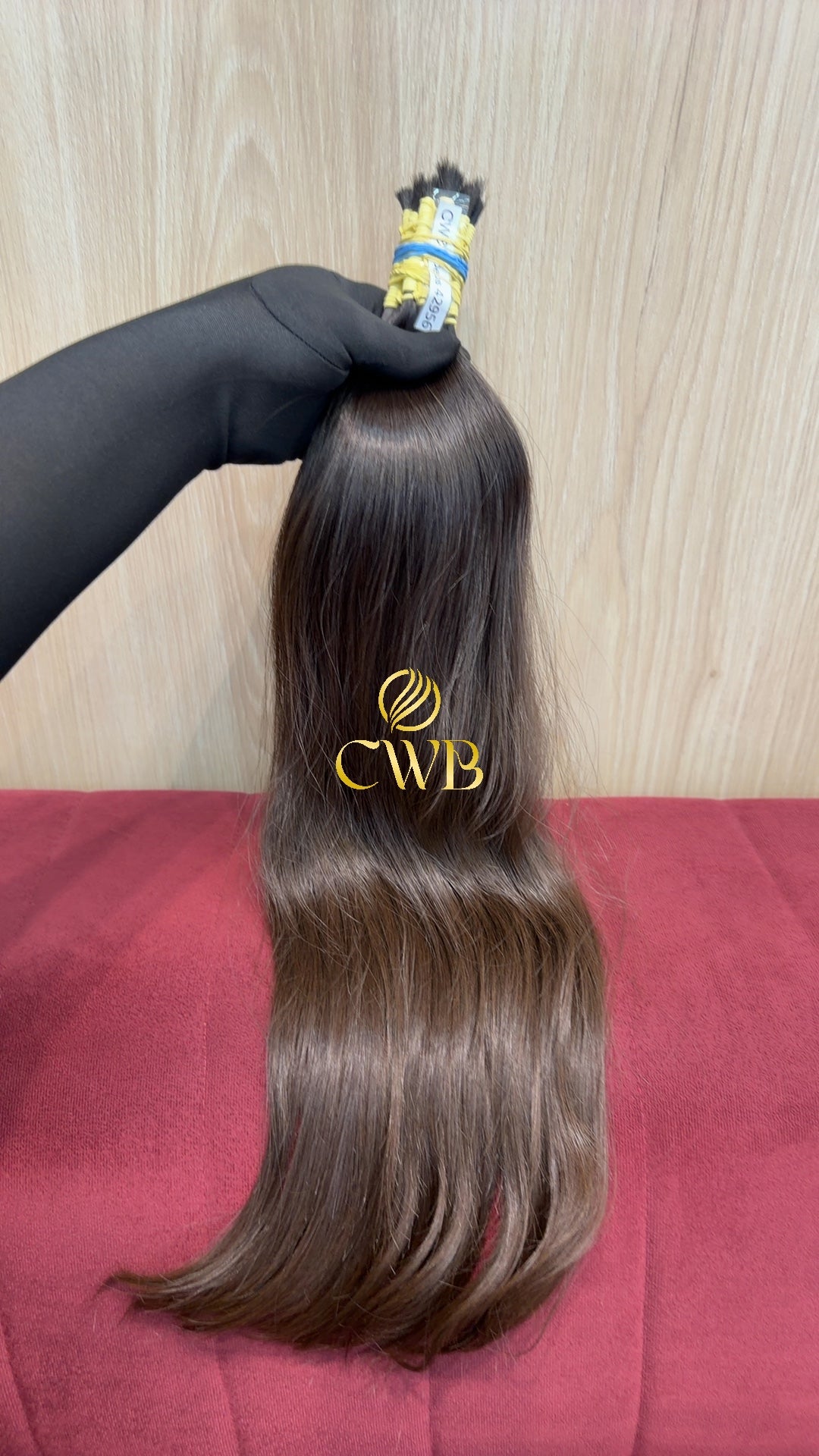 Cabelo Castanho Claro 60cm 165g Brasileiro do Sul
