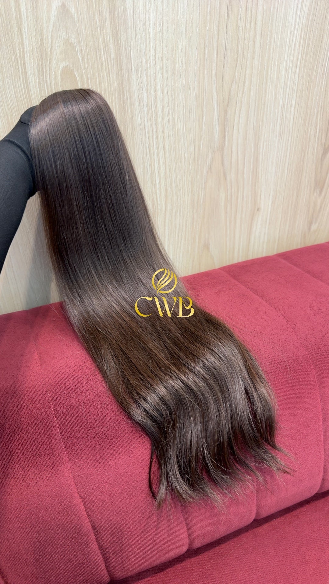 Cabelo Castanho Claro 62cm 104g Brasileiro do Sul
