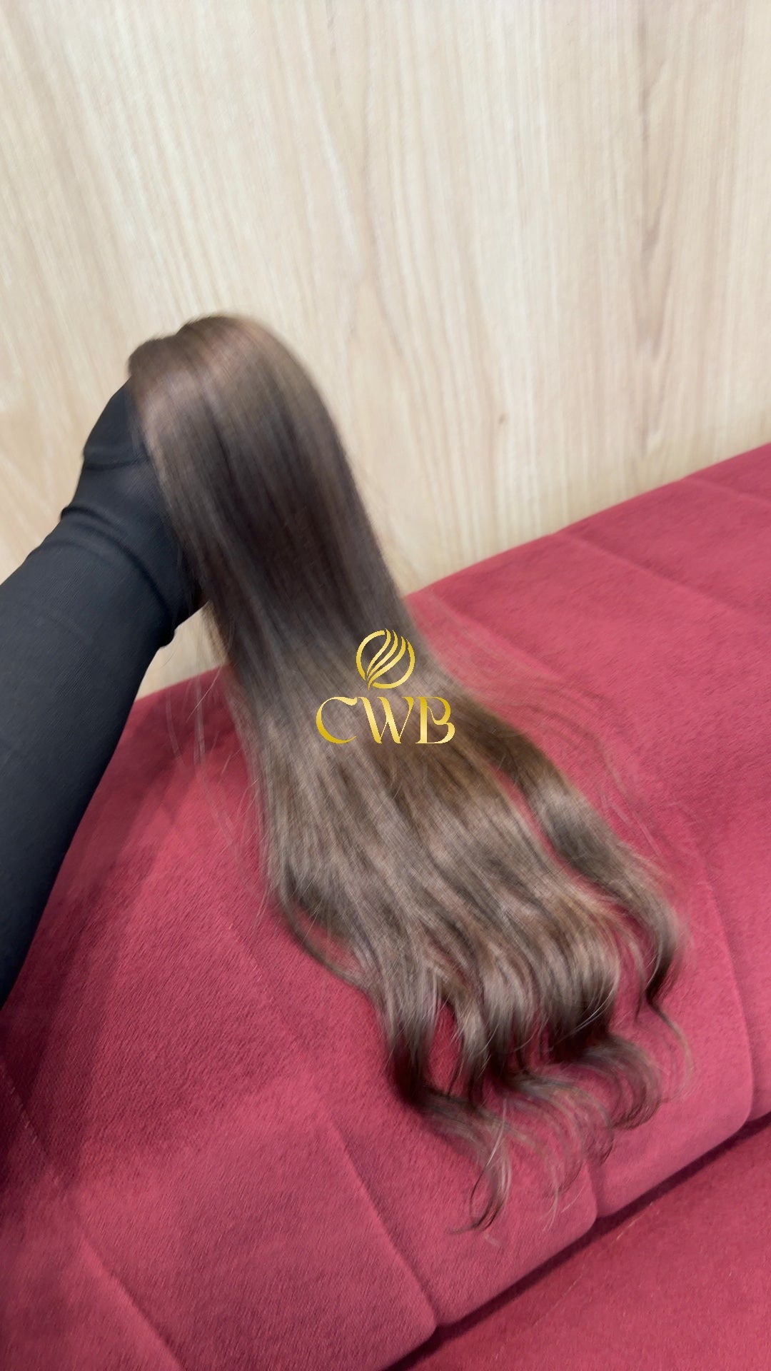 Cabelo Castanho Claro 49cm 36g Brasileiro do Sul