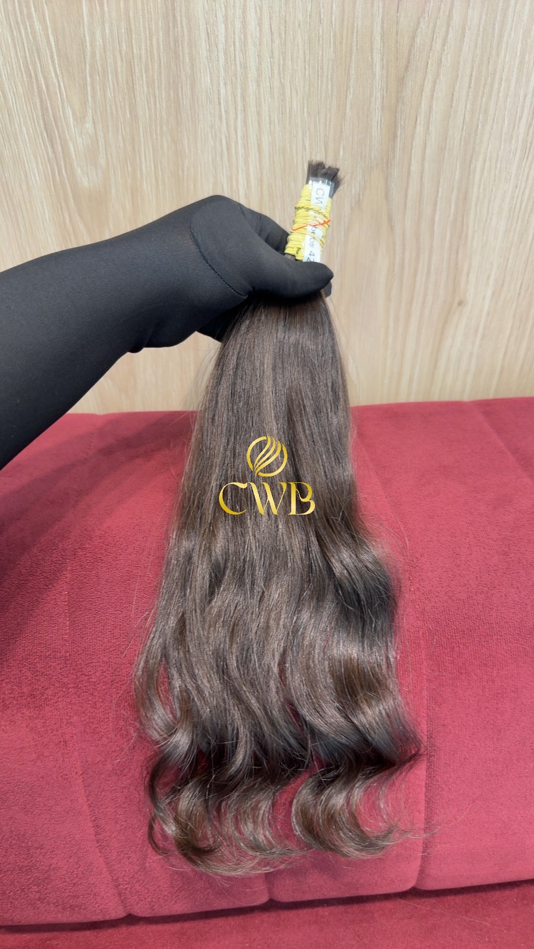 Cabelo Castanho Médio 41cm 50g Brasileiro do Sul