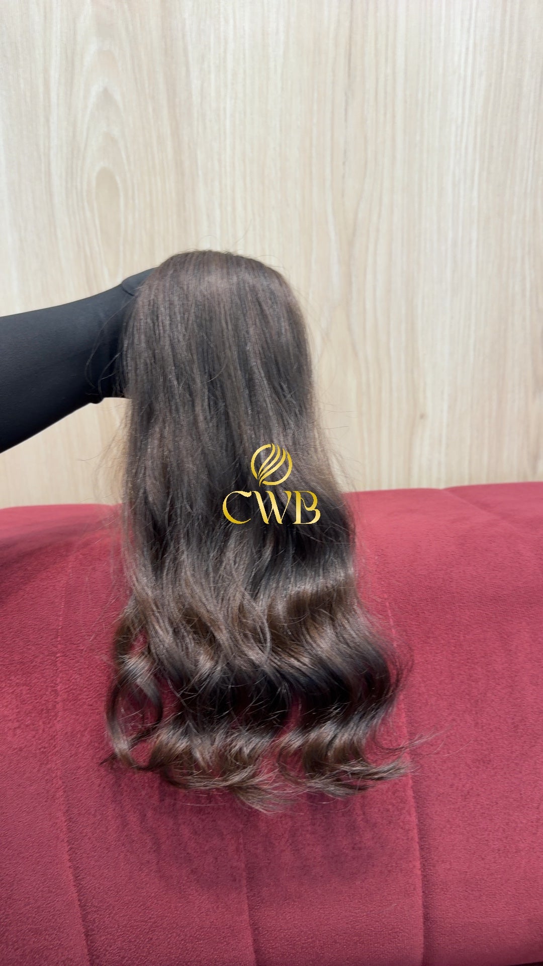 Cabelo Castanho Médio 41cm 50g Brasileiro do Sul