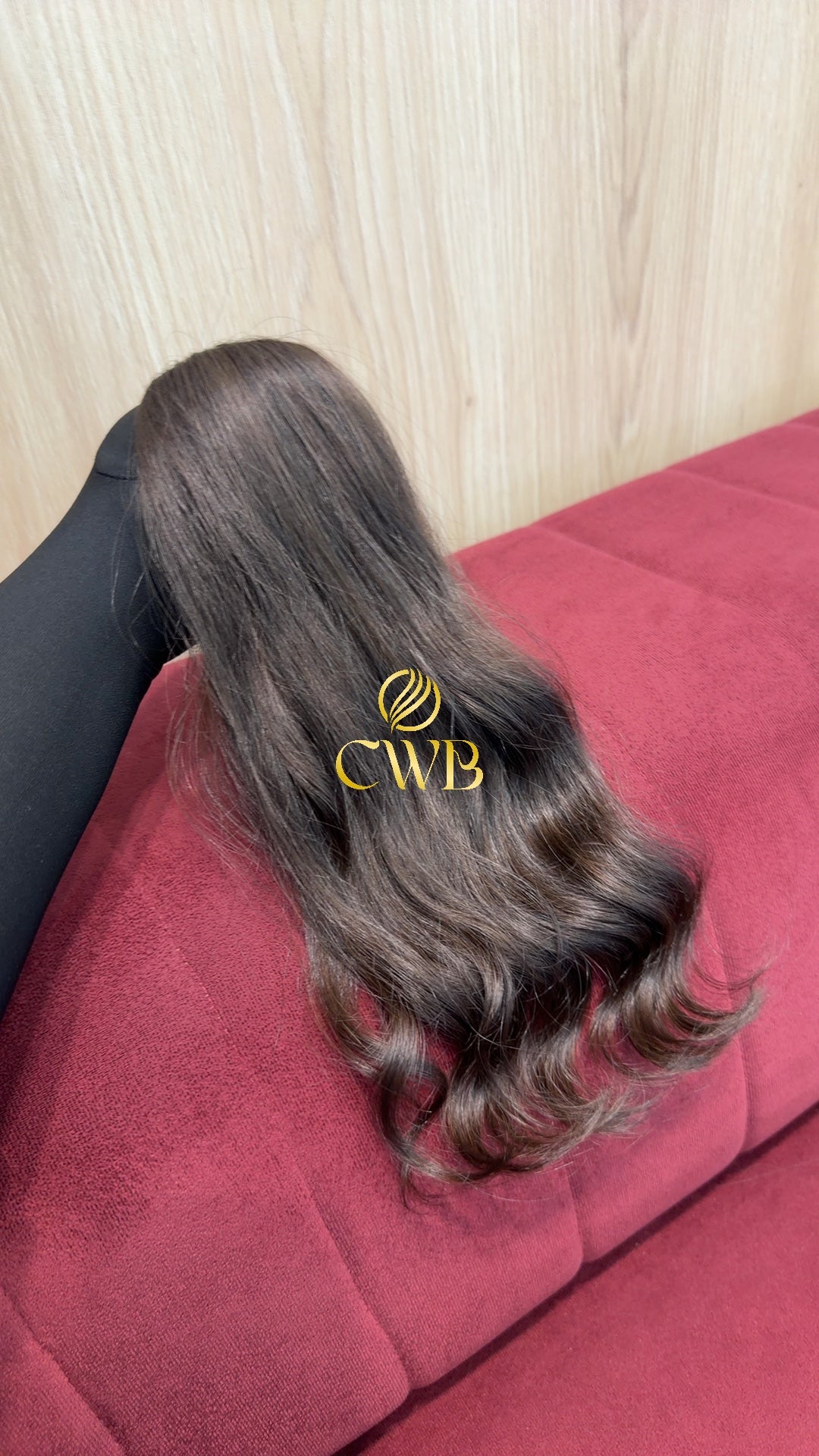 Cabelo Castanho Médio 41cm 50g Brasileiro do Sul