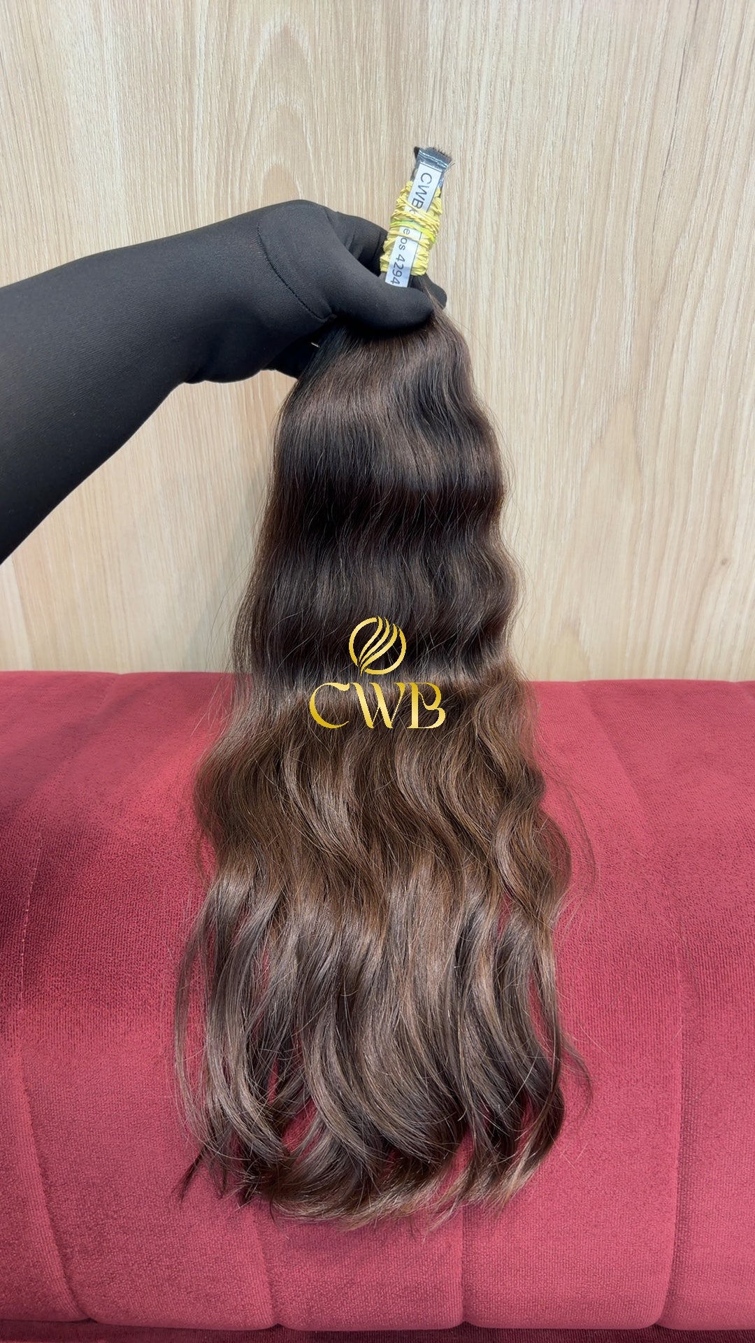 Cabelo Castanho Médio 56cm 79g Brasileiro do Sul
