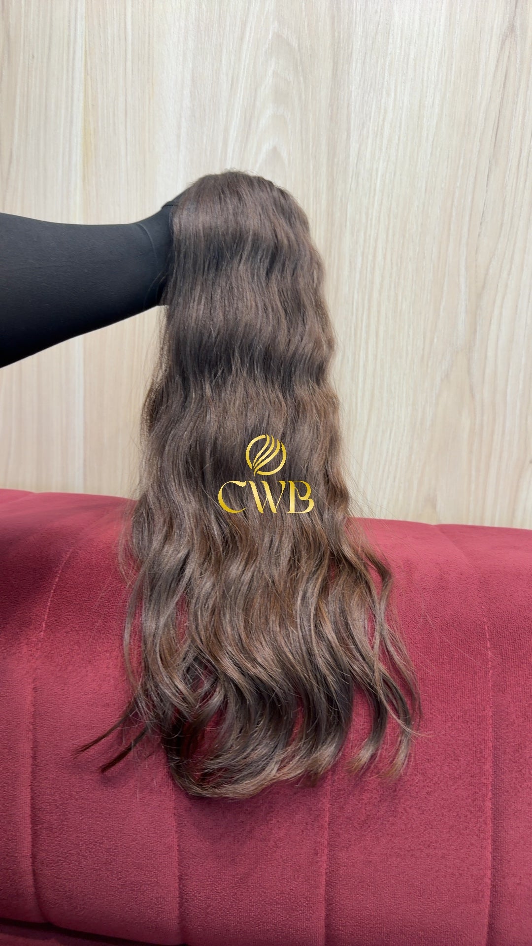 Cabelo Castanho Médio 56cm 79g Brasileiro do Sul