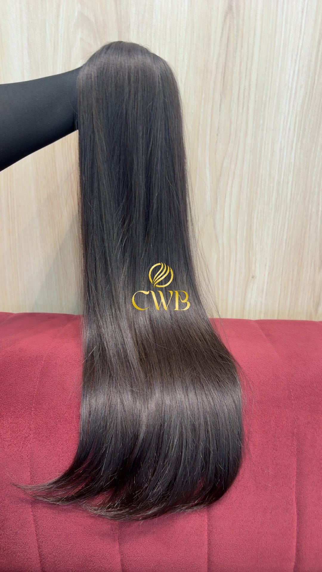 Cabelo Castanho Médio 71cm 234g Brasileiro do Sul
