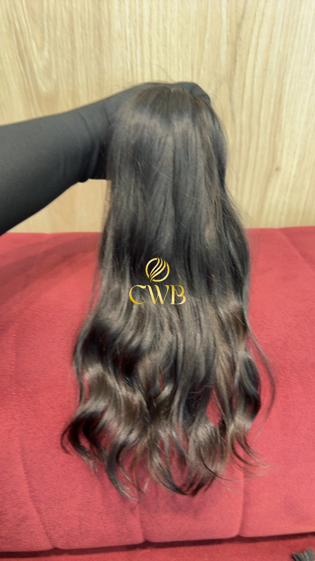 Cabelo Castanho Escuro 42cm 92g Brasileiro do Sul