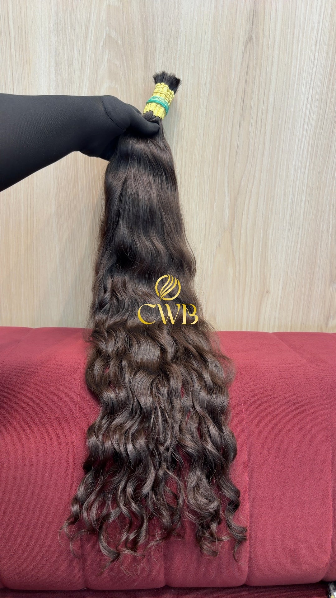 Cabelo Castanho Médio 70cm 177g Brasileiro do Sul