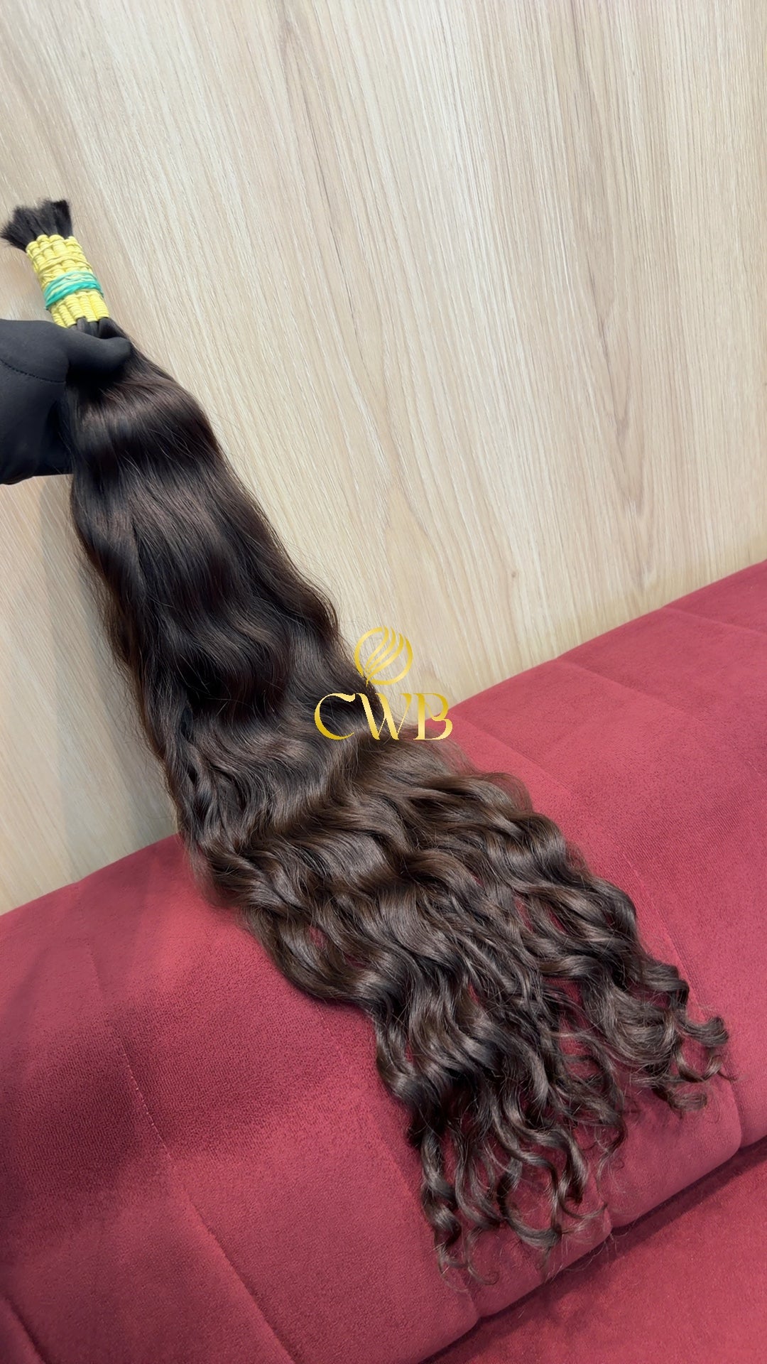 Cabelo Castanho Médio 70cm 177g Brasileiro do Sul
