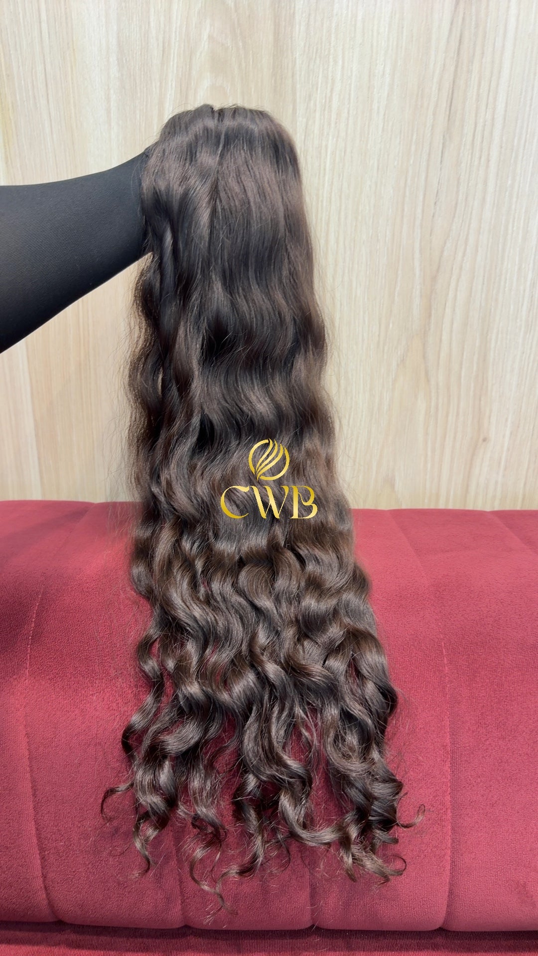 Cabelo Castanho Médio 70cm 177g Brasileiro do Sul