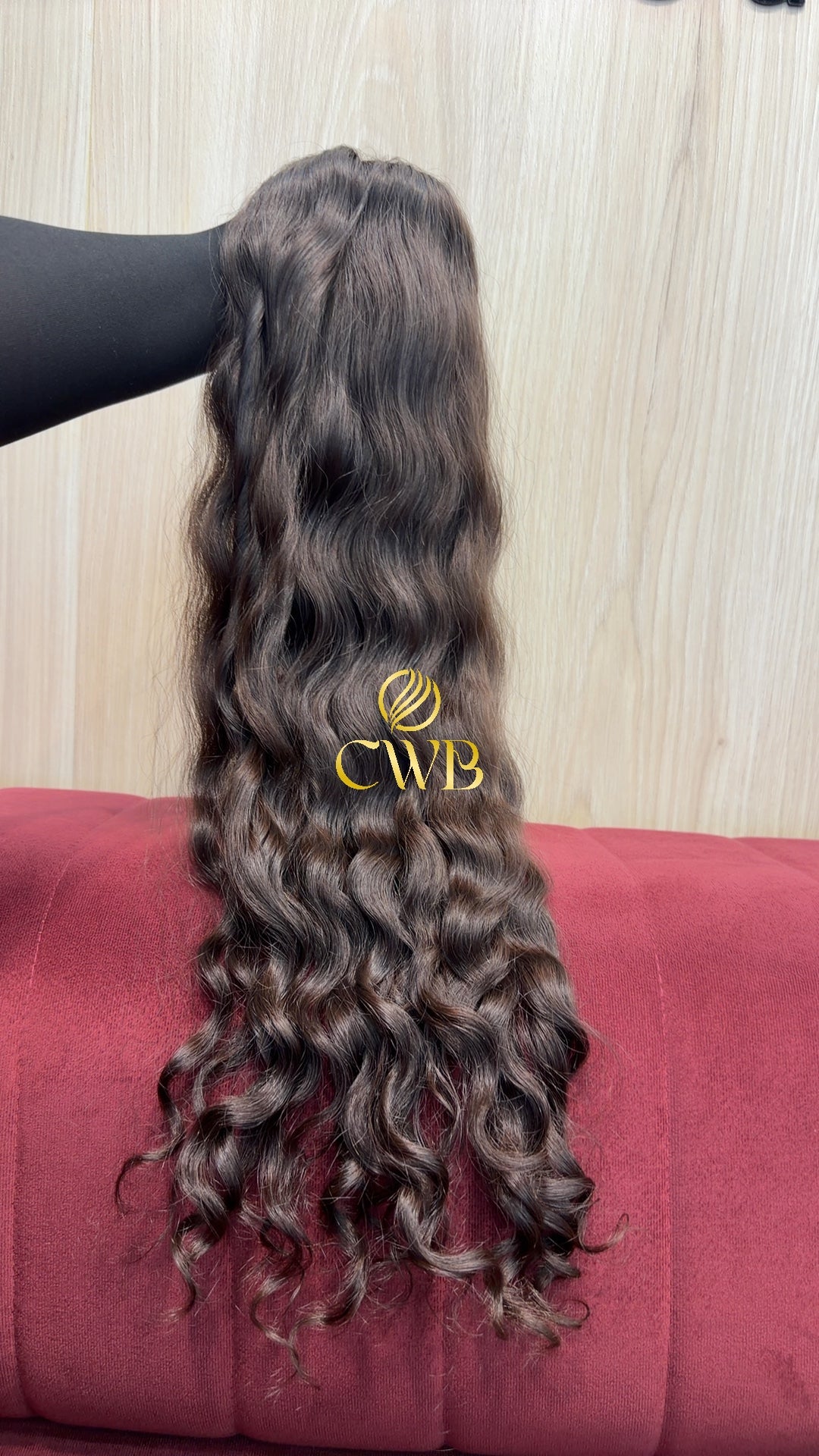 Cabelo Castanho Médio 70cm 177g Brasileiro do Sul