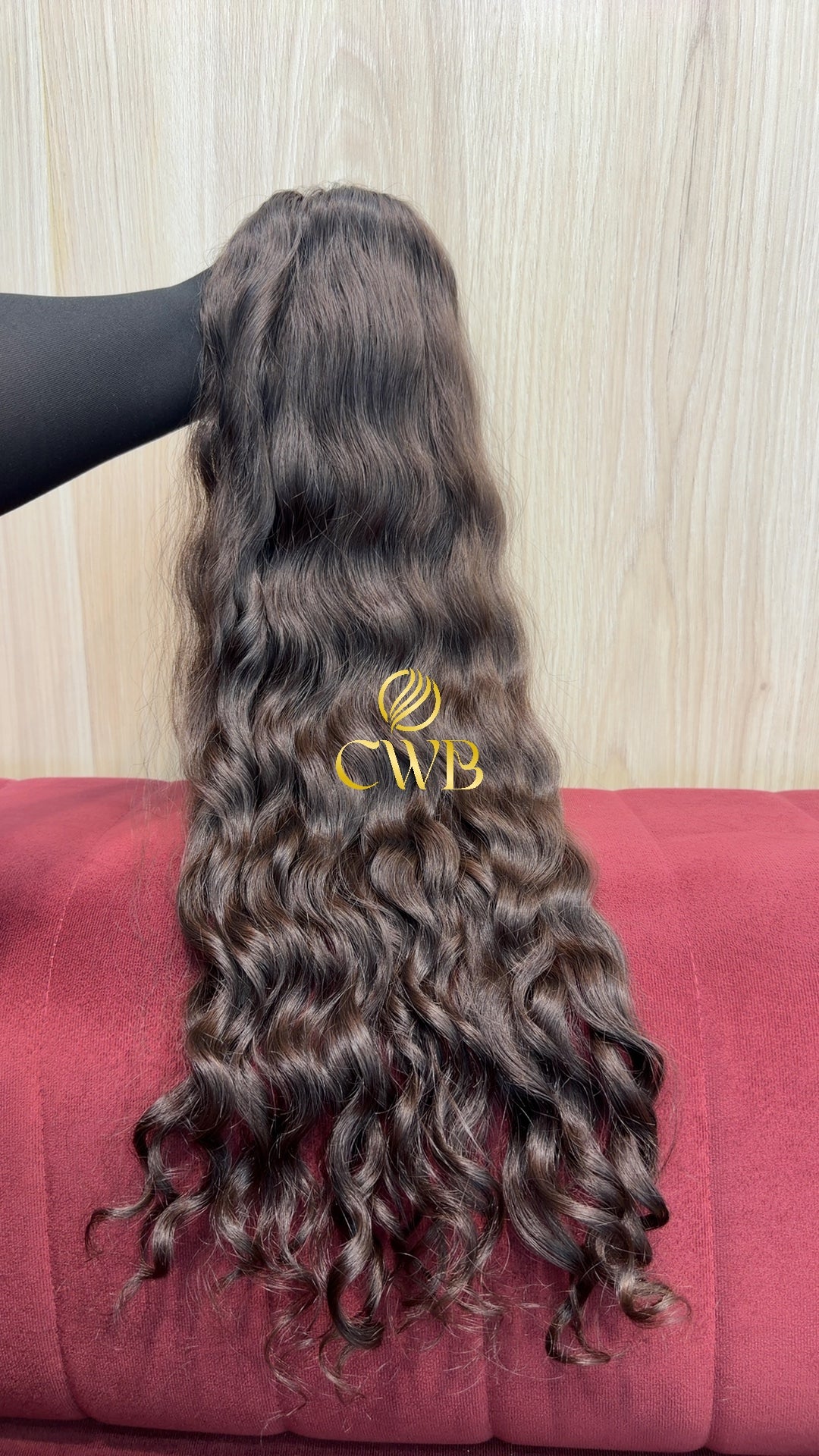 Cabelo Castanho Médio 70cm 177g Brasileiro do Sul