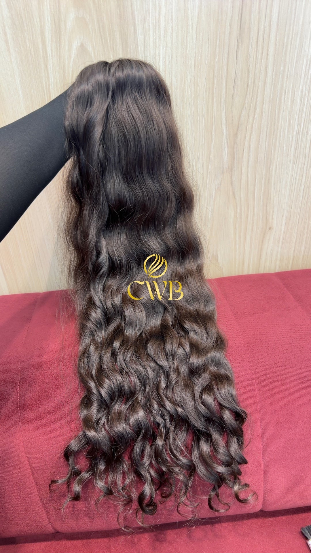Cabelo Castanho Médio 70cm 177g Brasileiro do Sul