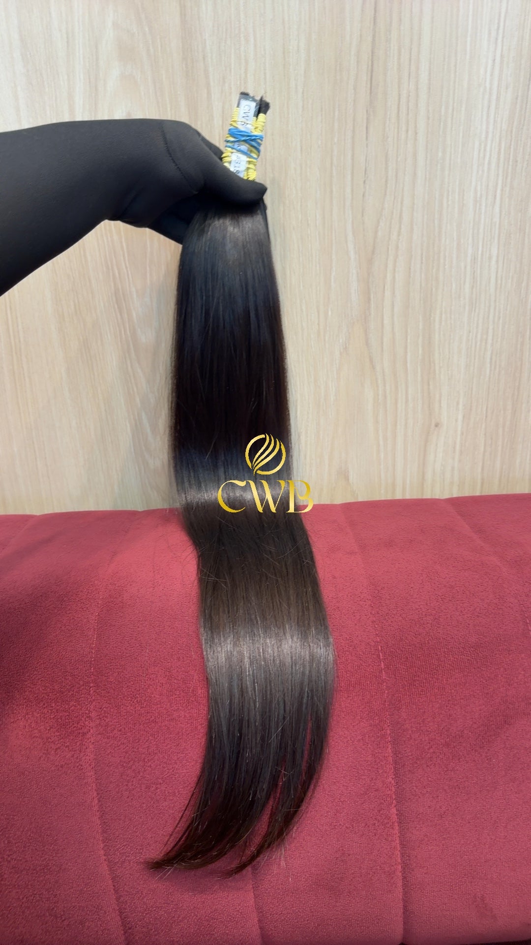 Cabelo Castanho Médio 68cm 82g Brasileiro do Sul