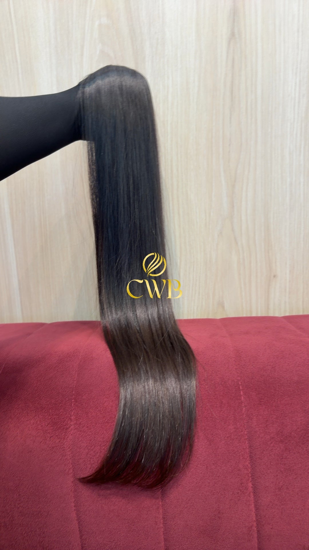Cabelo Castanho Médio 68cm 82g Brasileiro do Sul